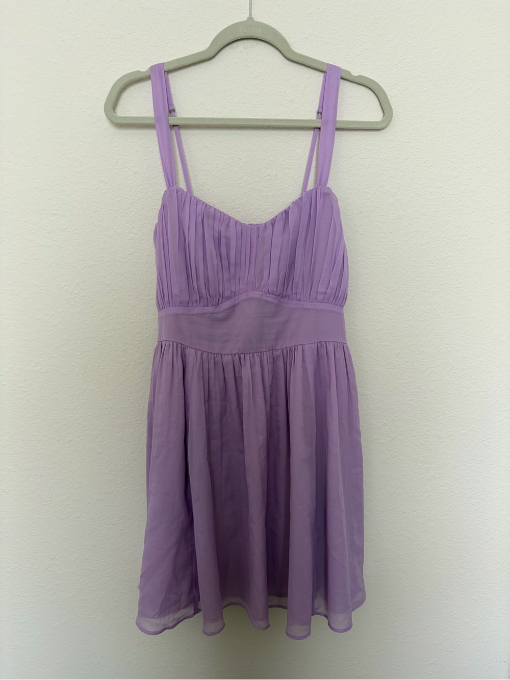 Abercrombie & Fitch Lilac Strapless Dress - Large